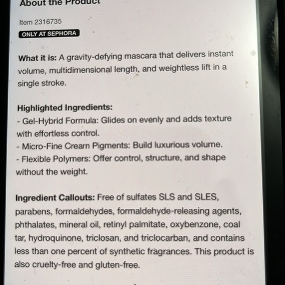 NEW Pat McGrath Dark Star Volumizing Mascara xtreme black NEW BNIB - Picture 3 of 11